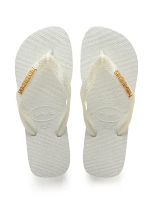 Havaianas japonki LOGO damskie kolor biały 4127244.0001