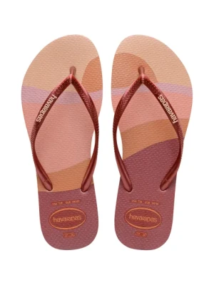 Havaianas japonki SLIM damskie kolor pomarańczowy 4145766.0076