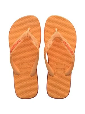 Zdjęcie produktu Havaianas japonki TOP CAPSULE II damskie kolor pomarańczowy na płaskim obcasie 4149381.0027