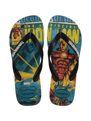 Havaianas japonki TOP MARVEL męskie kolor czarny 4147012.5266