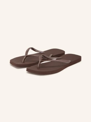 Havaianas Klapki braun brązowy