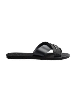 Havaianas klapki damskie AQUA GLOW czarny