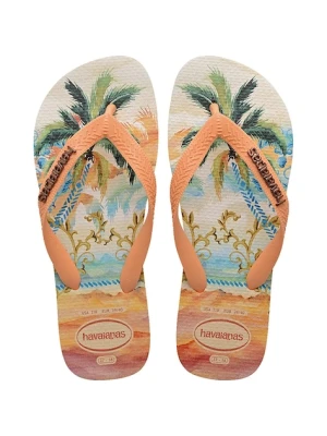 Havaianas klapki HAV. TOP TROPICALIA VIBES damskie kolor pomarańczowy 4149722.0027