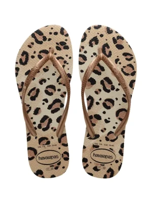 Havaianas klapki SLIM damskie kolor brązowy 4103352.6516