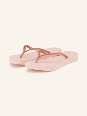 Havaianas Klapki Slim Flatform rosa BLADORÓŻOWY