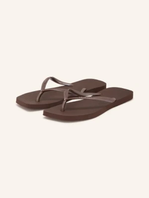 Havaianas Klapki Slim Square braun