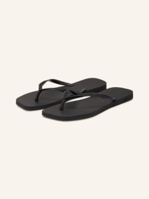 Havaianas Klapki Z Przegrodą Między Palcami Slim Square schwarz