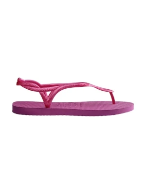 Havaianas sandały na płaskim obcasie damskie LUNA