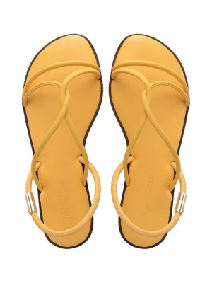 Havaianas sandały UNA MANGA CAJA damskie kolor żółty 4149609.5559
