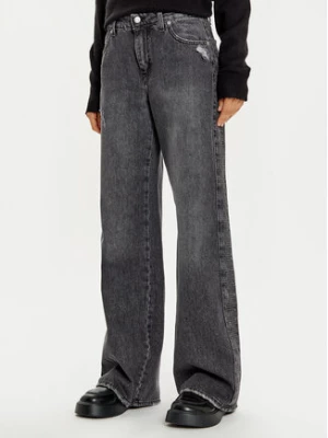 Haveone Jeansy PLS-M025 Szary Wide Leg