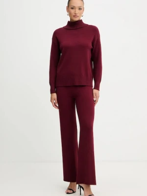 Haveone komplet damski kolor bordowy HNC-P004