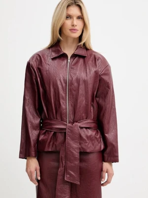 Haveone kurtka kolor bordowy przejściowa JMA-P040