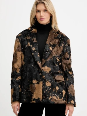 Zdjęcie produktu Haveone marynarka kolor brązowy oversize wzorzysta JCB-P019