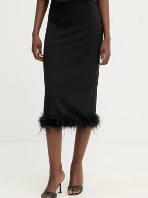 Haveone spódnica kolor czarny midi prosta GVS-P114