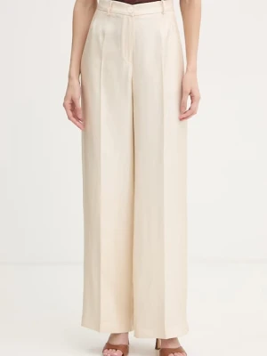 Haveone spodnie palazzo damskie z wiskozy