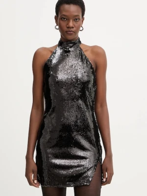 Haveone sukienka kolor czarny mini dopasowana AGE-P076