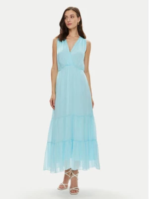 Haveone Sukienka letnia AFF-L010 Niebieski Regular Fit
