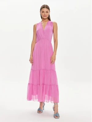 Haveone Sukienka letnia AFF-L010 Różowy Regular Fit