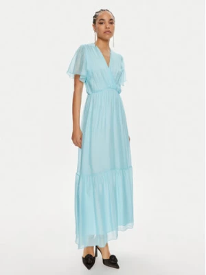 Haveone Sukienka letnia AFF-L013 Niebieski Regular Fit