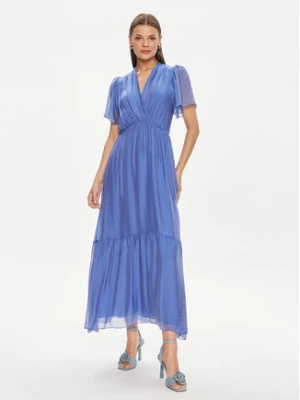 Haveone Sukienka letnia AFF-L013 Niebieski Regular Fit