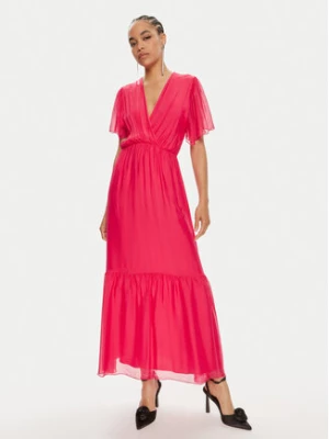 Haveone Sukienka letnia AFF-L013 Różowy Regular Fit