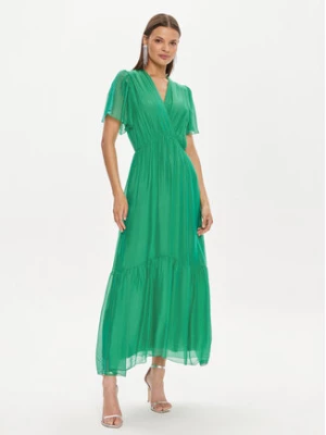 Haveone Sukienka letnia AFF-L013 Zielony Regular Fit