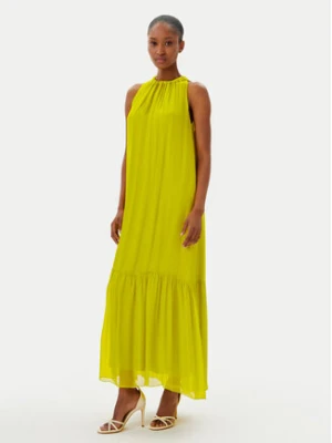 Haveone Sukienka letnia AFF-N004 Zielony Loose Fit