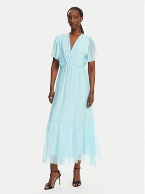 Haveone Sukienka letnia AFF-N006 Niebieski Loose Fit