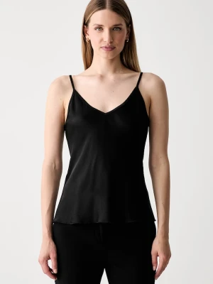 Haveone top damski z wiskozy czarny