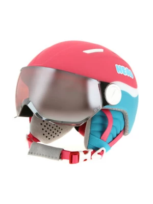 Head Kask narciarski Maja Visor Pink/Blue 328334 Różowy