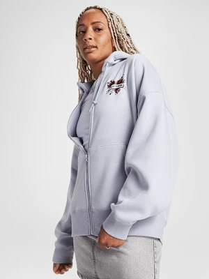 Heart Tattoo Full-Zip Oversized Hoodie Converse