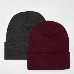 Flexfit Heavyweight Long Beanie (2 Pack) uniseks Czapki beanie wielokolorowy rozmiar Akcesoria