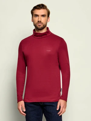 Hechter Paris Golf | Slim Fit bordowy