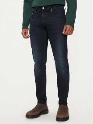 Hechter Paris Jeansy 26010 142363 Granatowy Slim Fit