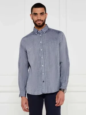 Hechter Paris Koszula | Regular Fit | z dodatkiem lnu