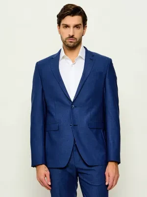 Hechter Paris Marynarka | Slim Fit | z dodatkiem wełny