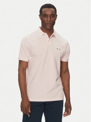 Hechter Paris Polo 74004 151902 Różowy Regular Fit