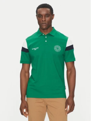 Hechter Paris Polo Pique X-Tech 74026 151929 Zielony Regular Fit