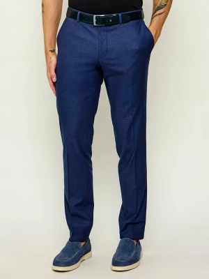 Hechter Paris Spodnie | Slim Fit | z dodatkiem wełny