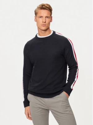 Hechter Paris Sweter 65011 142806 Granatowy Regular Fit