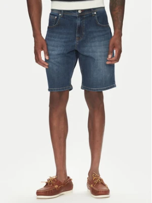 Hechter Paris Szorty jeansowe 26655 151362 Granatowy Regular Fit