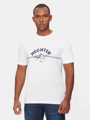 Hechter Paris T-Shirt 75014 142919 Biały Regular Fit