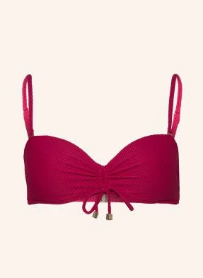 Heidi Klein Góra Od Bikini Bandeau Melides pink