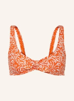 Heidi Klein Góra Od Bikini Bustier Sunset Forest Cote D'azur orange
