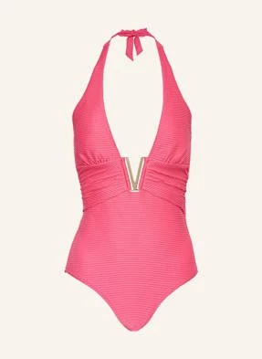 Heidi Klein Strój Kąpielowy Wiązany Na Szyi Tulum pink