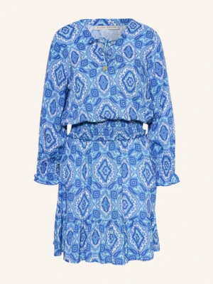 Heidi Klein Sukienka Plażowa Mykonos Z Falbanami blau