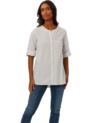 Heine Bluzka w kolorze biało-szarym rozmiar: 50