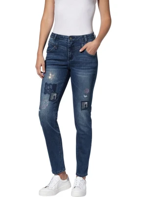 Heine Dżinsy - Skinny fit - w kolorze granatowym rozmiar: 38