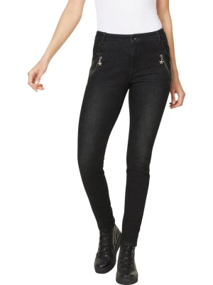 Heine Dżinsy - Slim fit - w kolorze czarnym rozmiar: 36