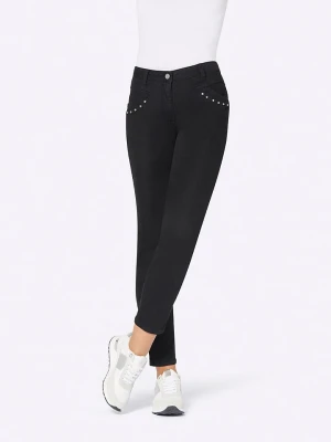 Heine Dżinsy - Slim fit - w kolorze czarnym rozmiar: W18